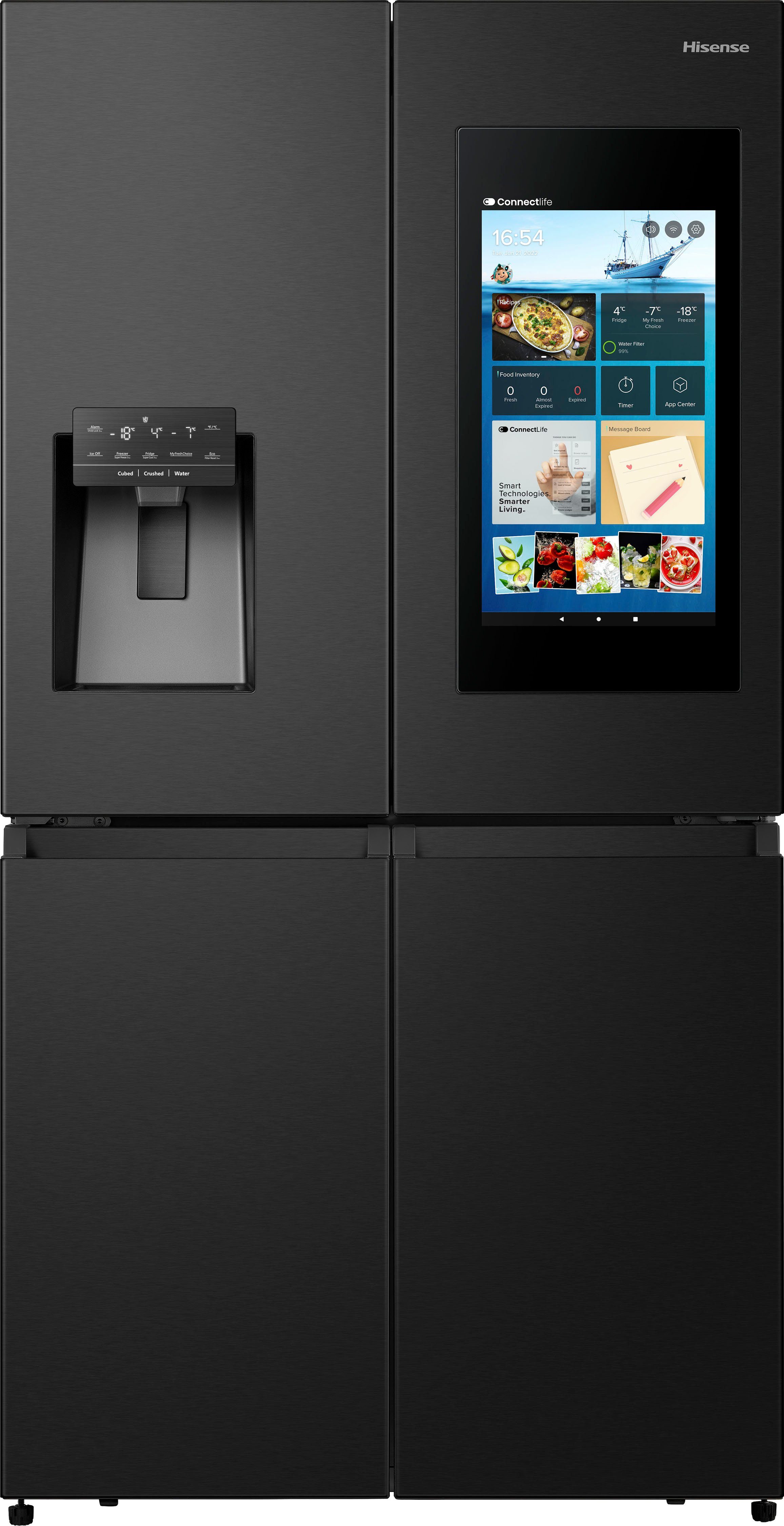 Hisense Multi Door RQ760 RQ760N4IFE, 178,5 cm hoch, 91,4 cm breit, Total No Frost – Bild 2 von 5