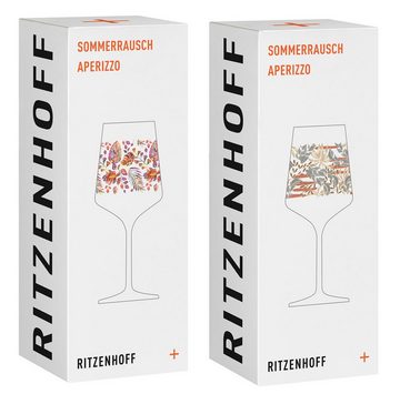 Ritzenhoff Cocktailglas Ritzenhoff Sommerrausch Aperizzo Aperitif 2er, Kristallglas