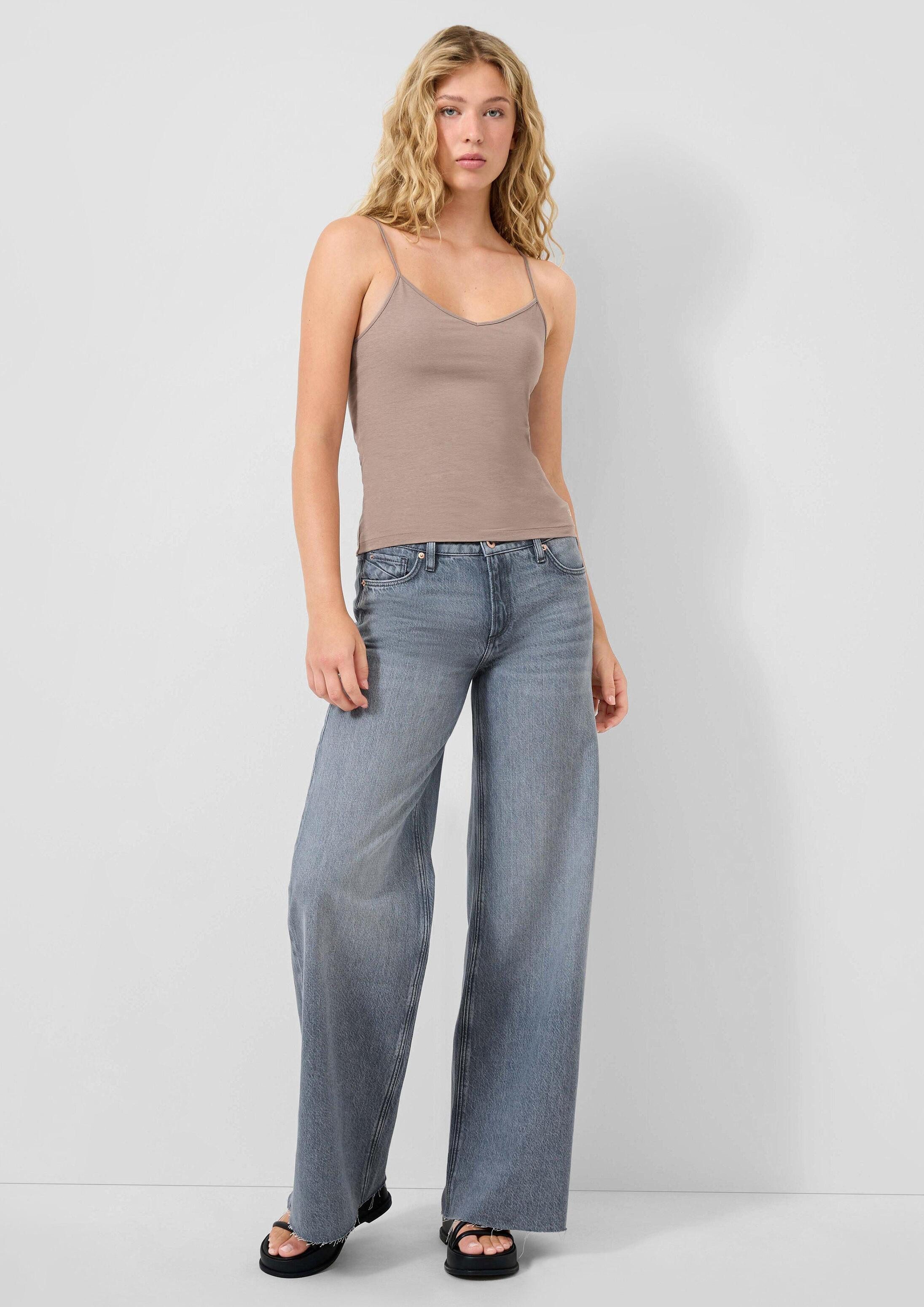 QS Weite Jeans Jeans-Hose CATIE Jeans Catie / Mid Rise / Wide Fit