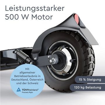 JOYOR E-Scooter Offroad Elektroroller mit Straßenzulassung 100km Reichweite 1300Wh 10", 500,00 W, 20,00 km/h, klappbar, geeignet für offroad Fahrten, vollgefedert