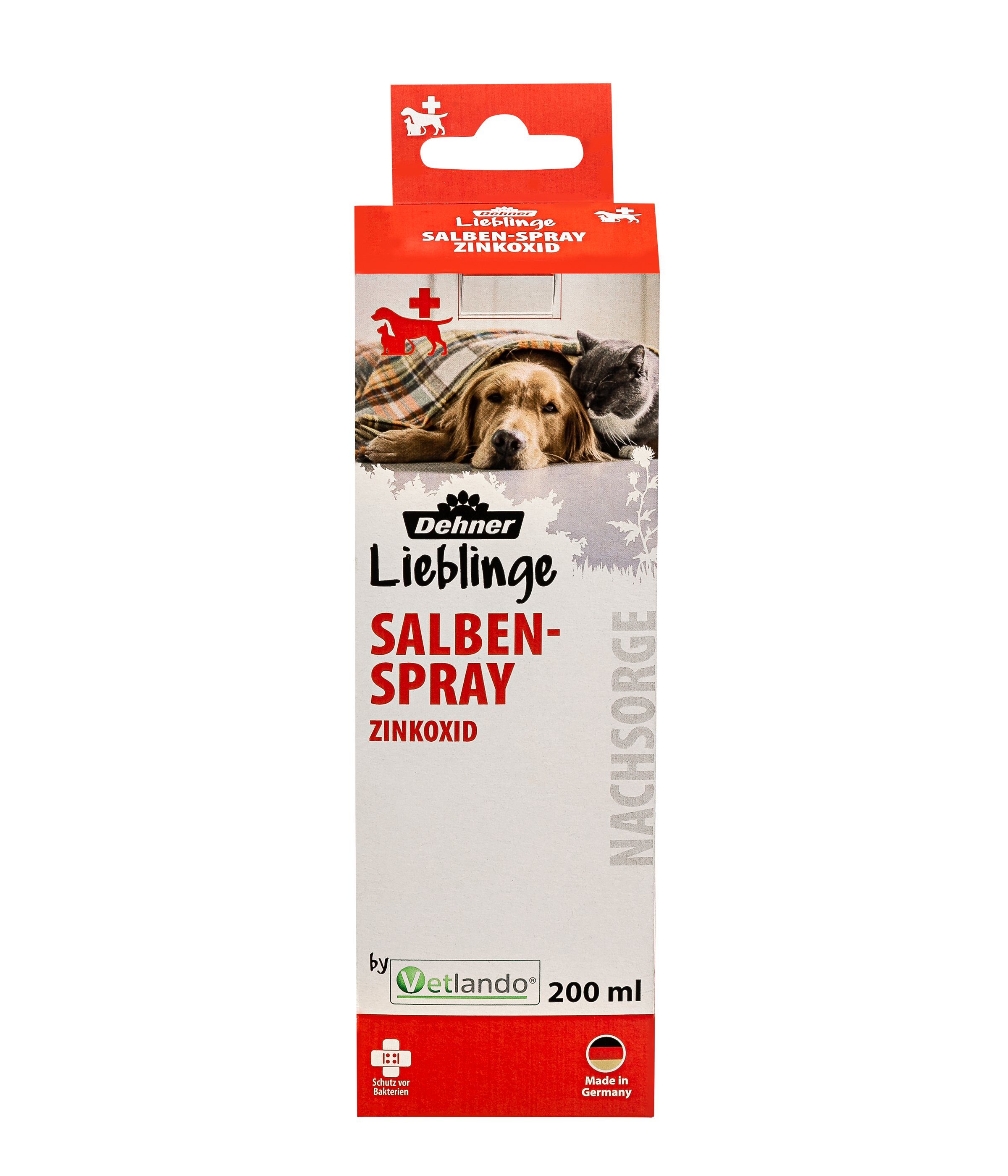 Hunde-Geschirr Salbenspray Zinkoxid, für Hunde und Katzen, 200 ml