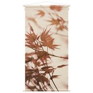 Wandteppich modern Landhaus Botanik rot