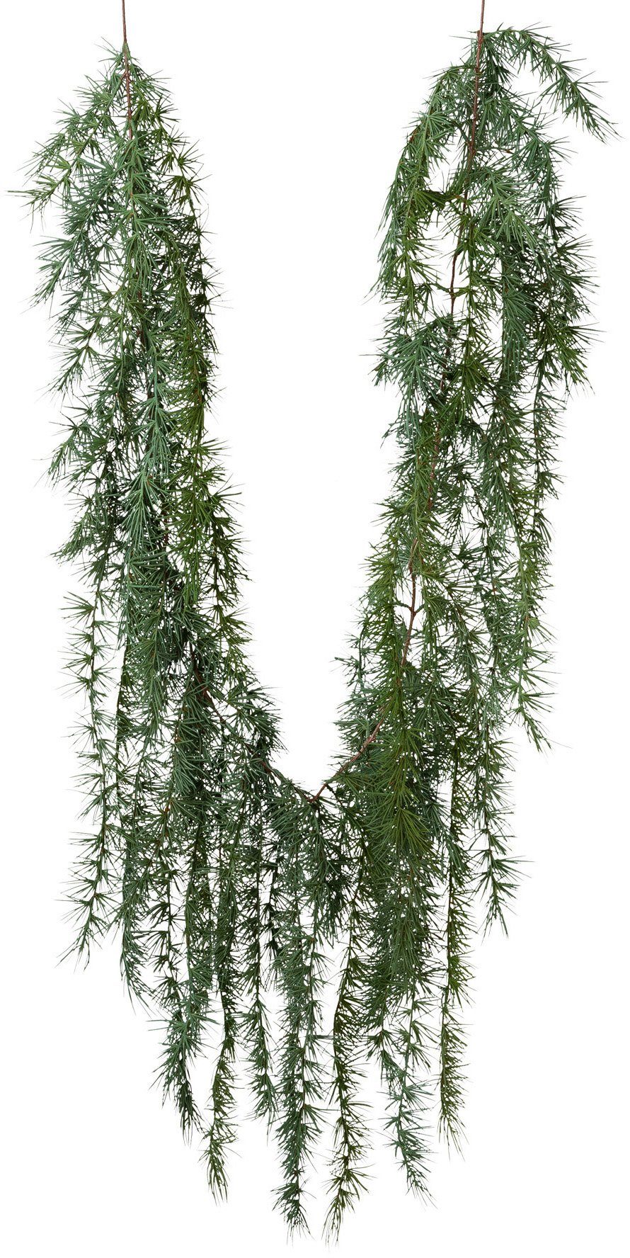 Winterliche Kunstpflanze Hermine, Weihnachtsdeko, Zedern-Zweigen, cm 190 Girlande aus ca. my home, Länge Zeder, Weihnachtsgirlande