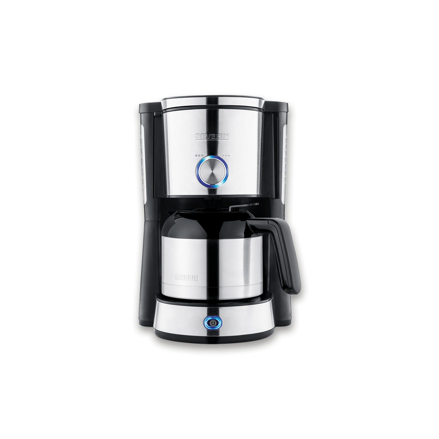 Severin Filterkaffeemaschine KA 4845 Kaffeemaschine TypeSwitch schwarz|silberfarben