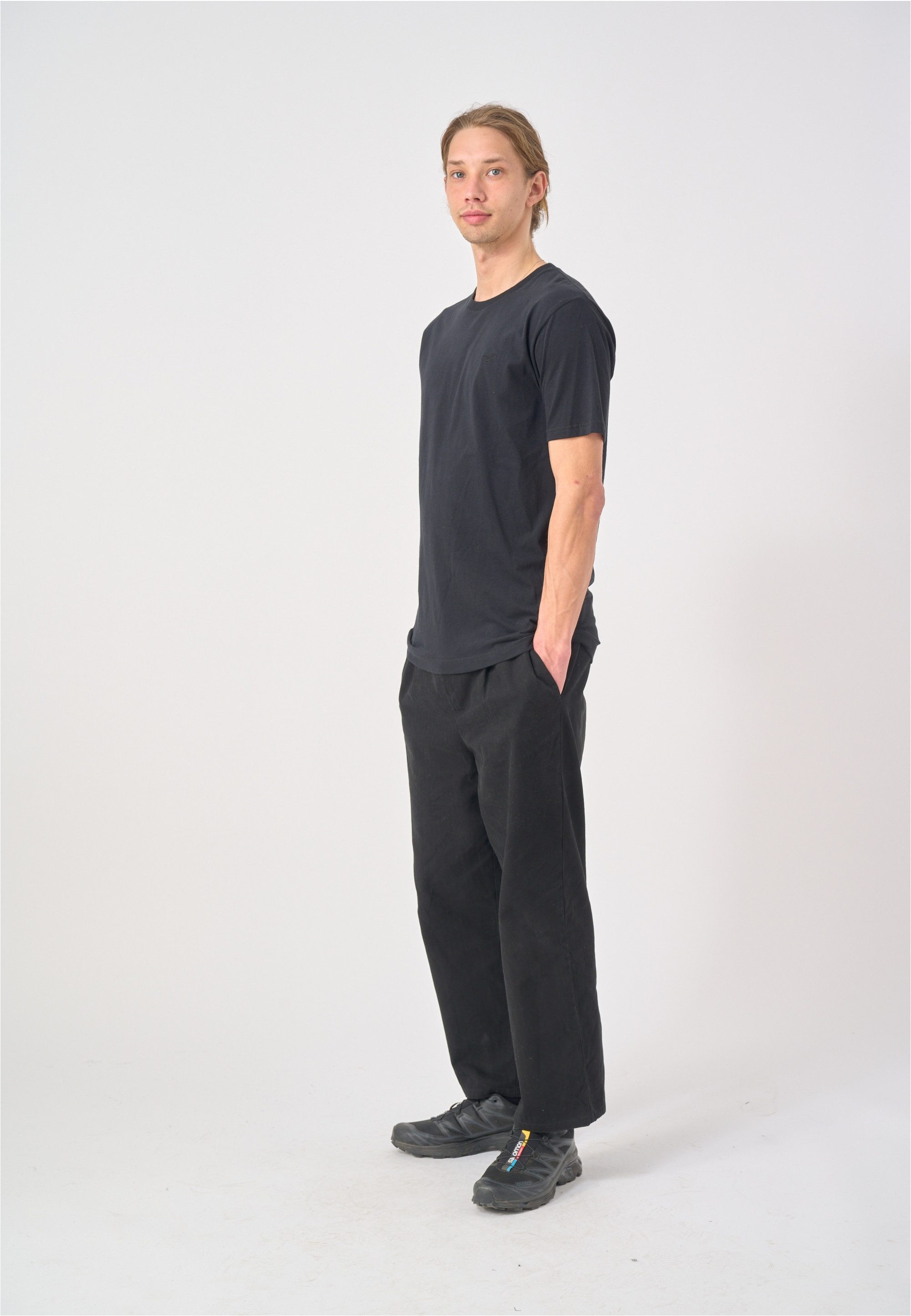 Cleptomanicx T-Shirt Ligull Regular mit kleiner Logo-Stickerei