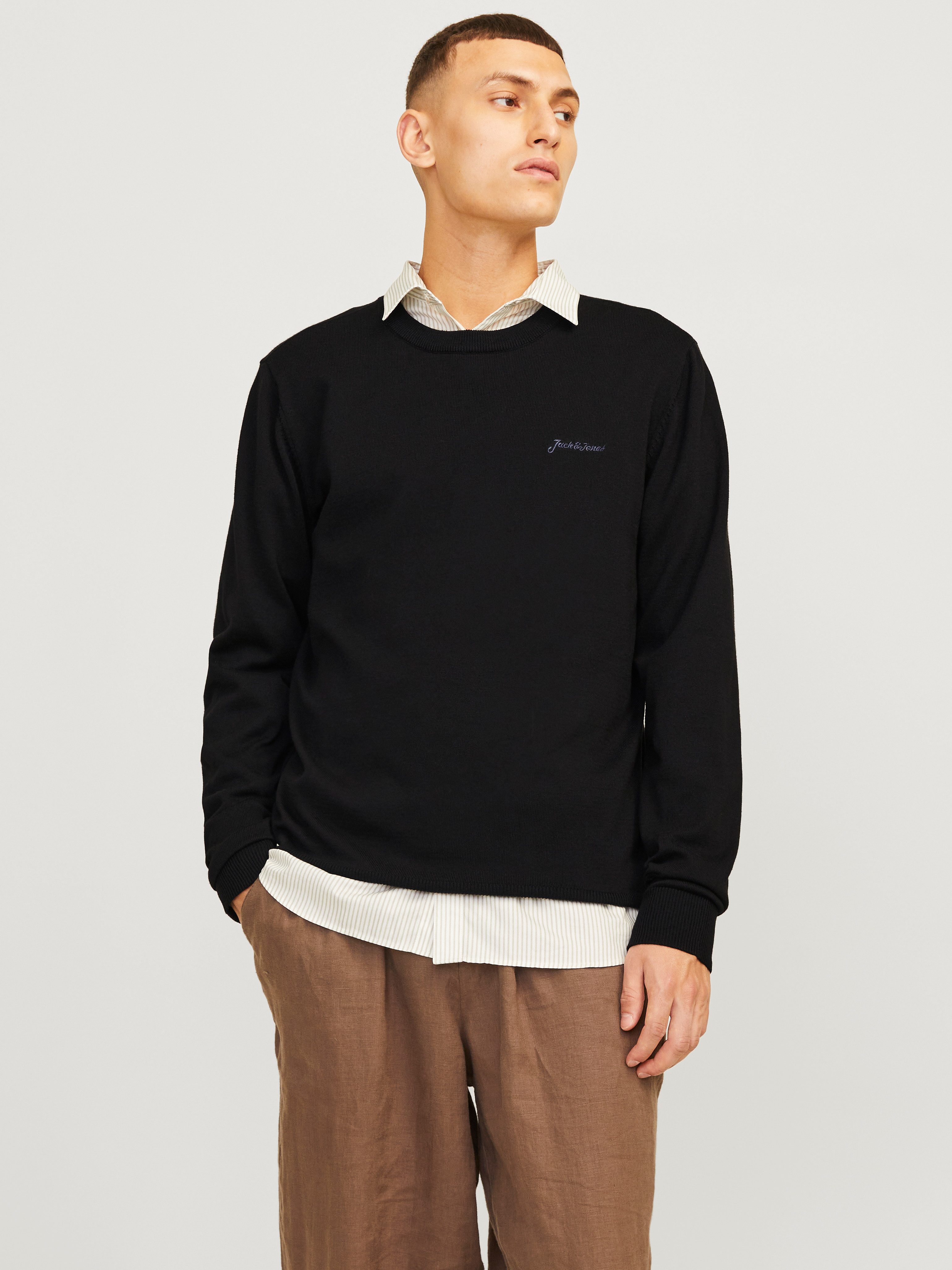 Jack & Jones Rundhalspullover JJBRAD KNIT günstig online kaufen