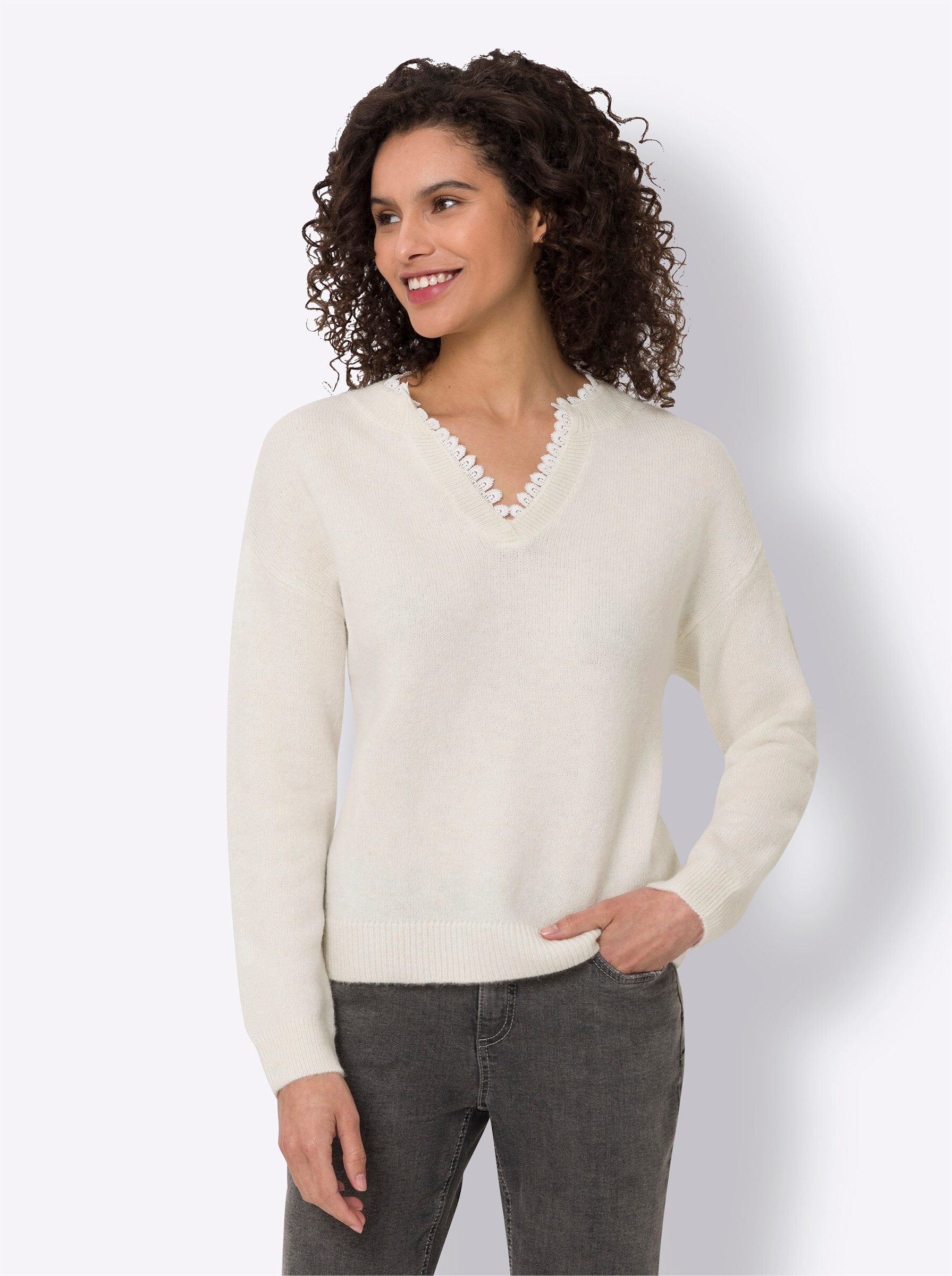 Strickpullover Pullover Langarm
