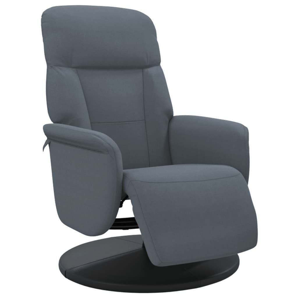 vidaXL Sessel Relaxsessel mit Fußteil Dunkelgrau günstig online kaufen