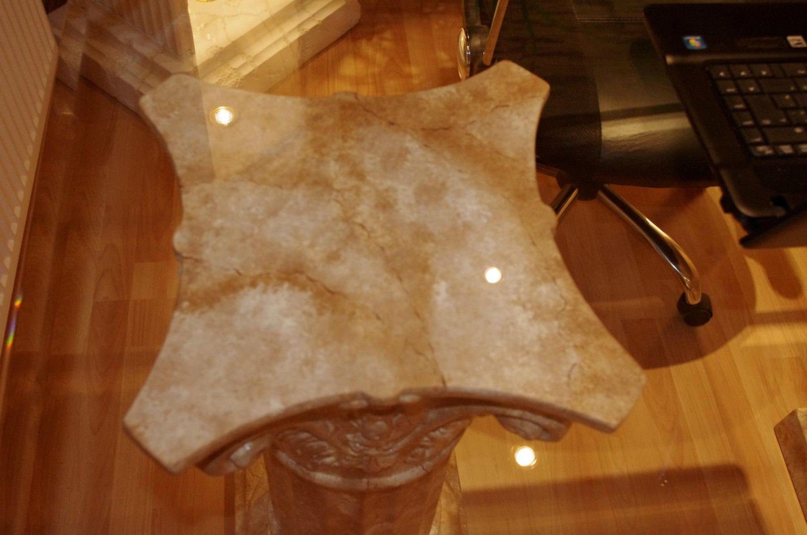 Antikes Wohndesign Schreibtisch Manikürtisch Nageltisch Ladenausstattung Kosmetiktisch Marmortisch