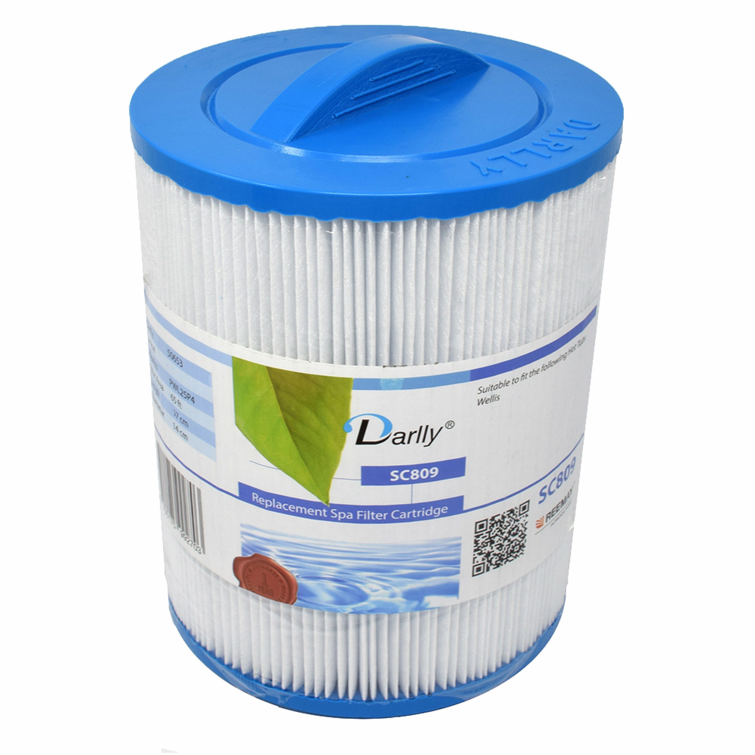 Darlly Pool-Filterkartusche Darlly SC809 Filter Ersatzfilter Lamellenfilter für Wellis Whirlpool