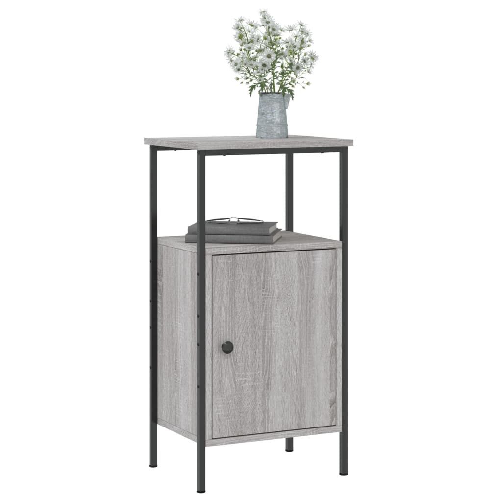 vidaXL Nachttisch Nachttisch Grau Sonoma-Eiche 41x31x80 günstig online kaufen