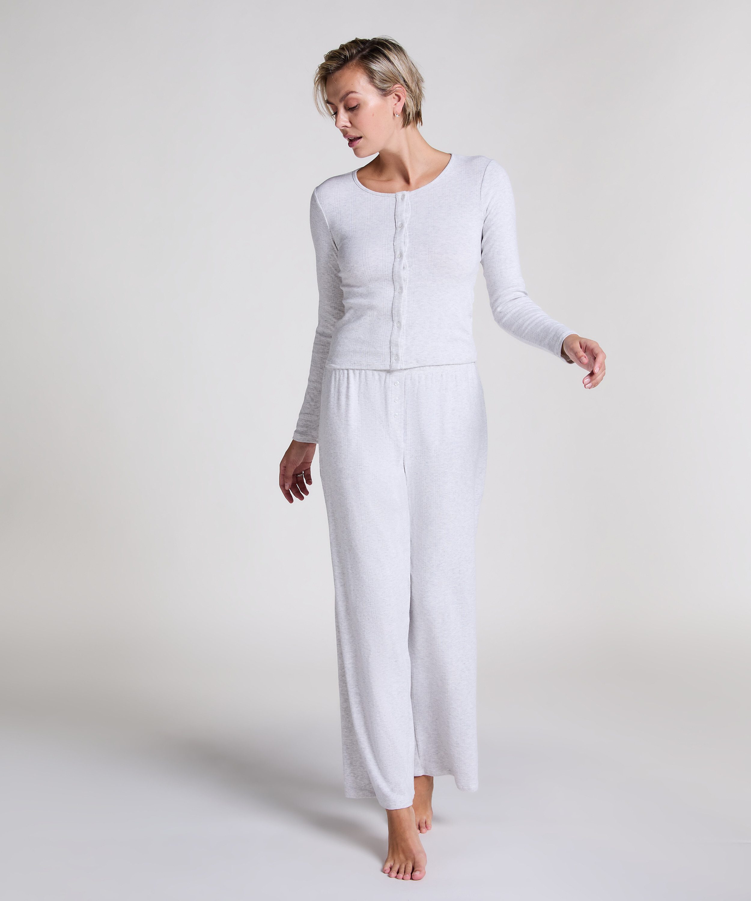 Hunkemöller Pyjama Pointelle Pyjamahose günstig online kaufen