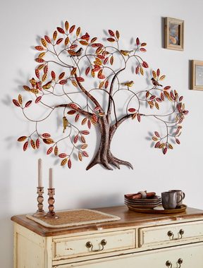 Home affaire Wanddekoobjekt Baum, Wanddeko, Wanddekoration, aus Metall, Wohnzimmer