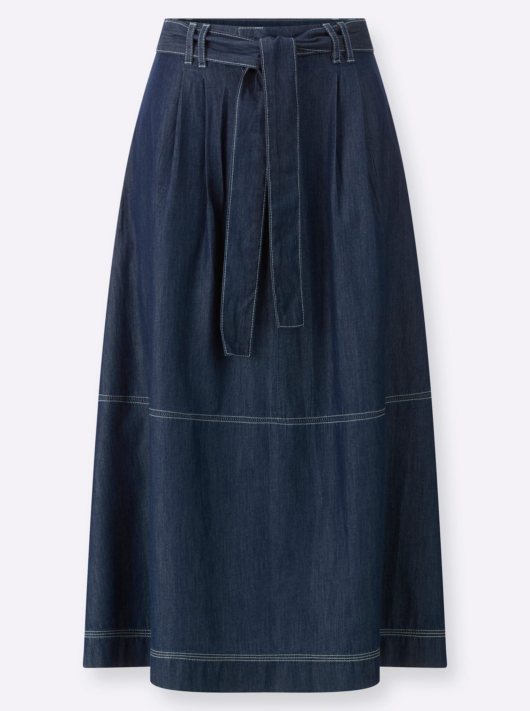 heine A-Linien-Rock Jeans-Rock