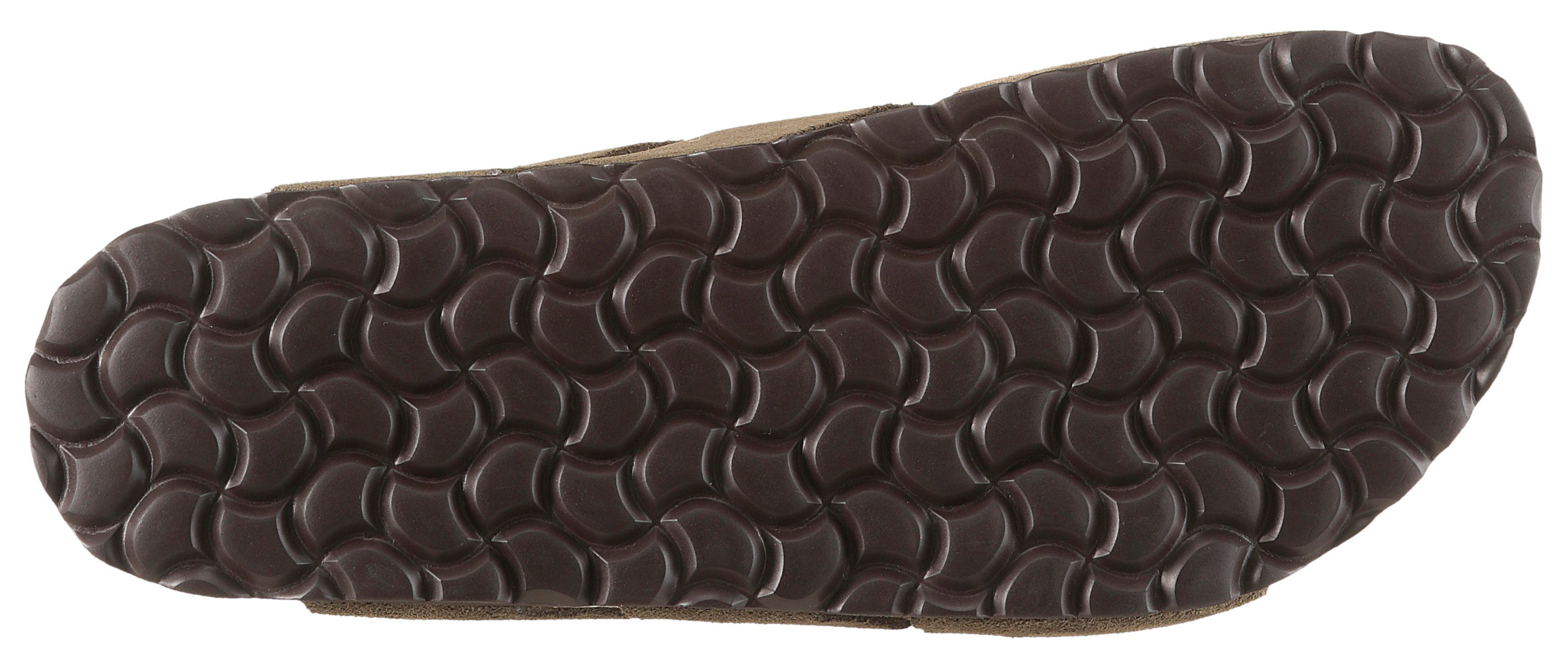 Man's World Pantolette Schlappen, Sommerschuh, Hausschuh mit vorgeformtem Fußbett