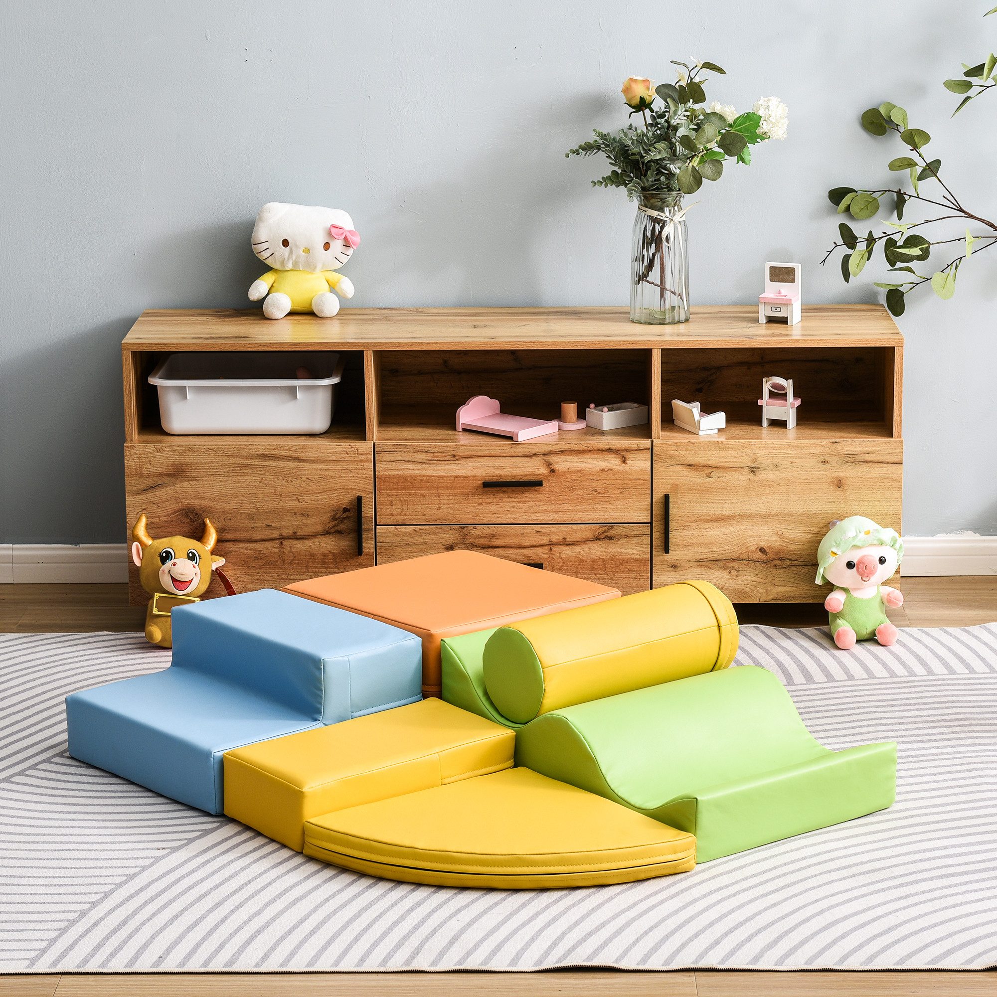 HEYHIPPO 6-tlg Riesenbausteine Set, Kletter-Spielzeug mit günstig online kaufen