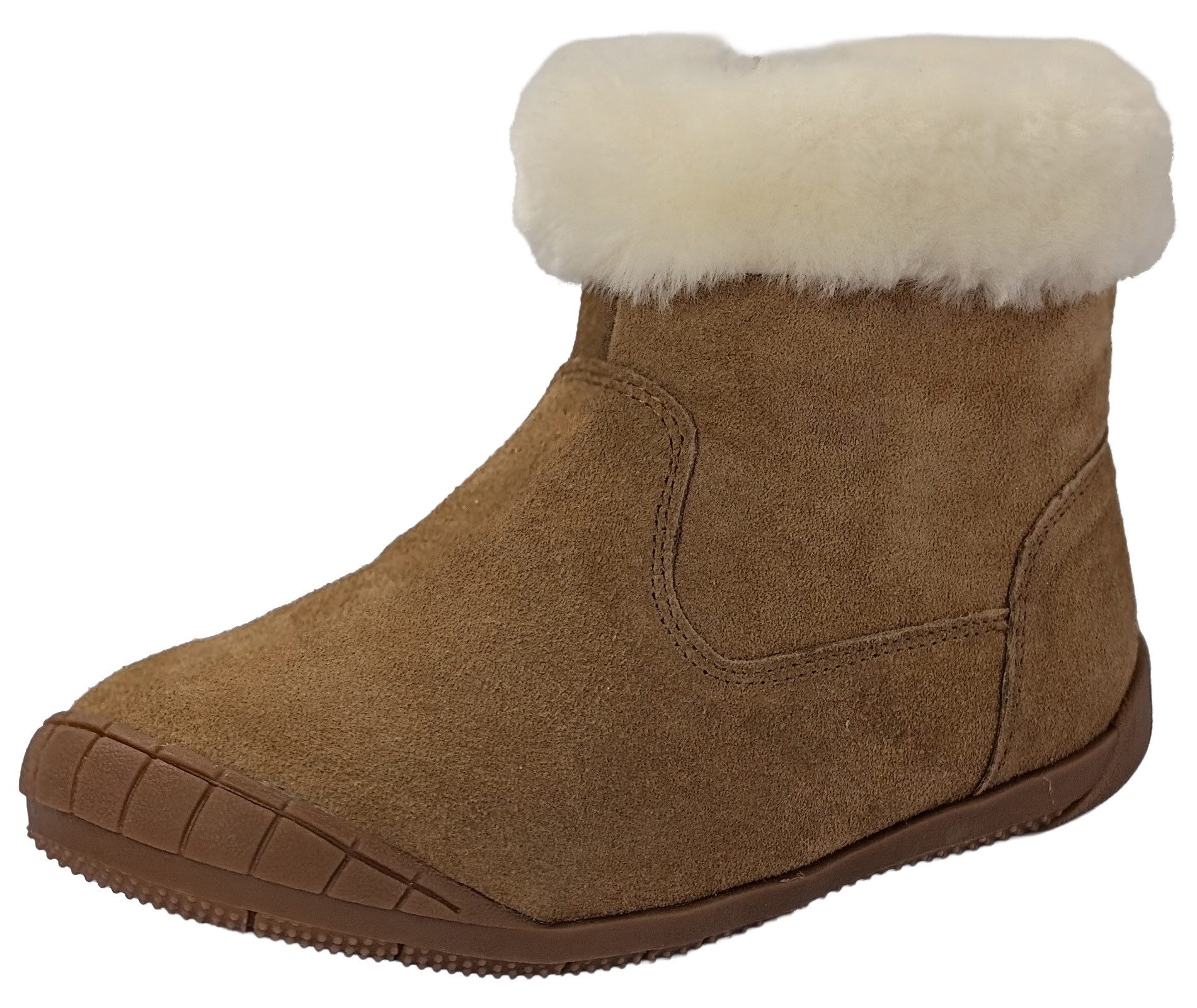 Reissner Lammfelle Lammfell Kinder Boots Modell LAKI Veloursleder Stiefeletten Stiefelette (1-tlg)