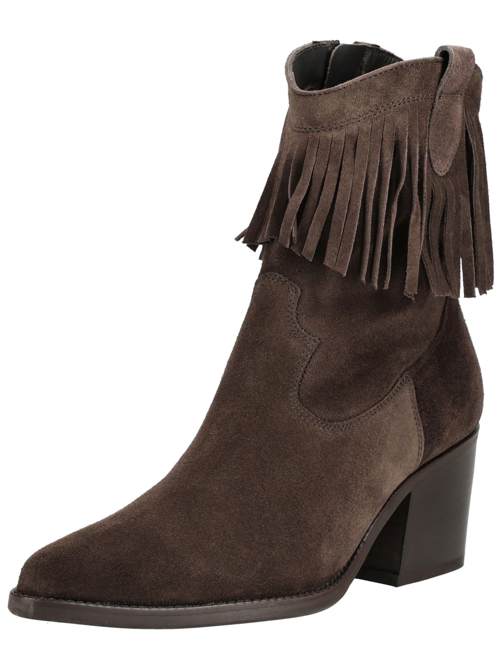 Paul Green Paul Green Stiefelette Veloursleder Bikerboots