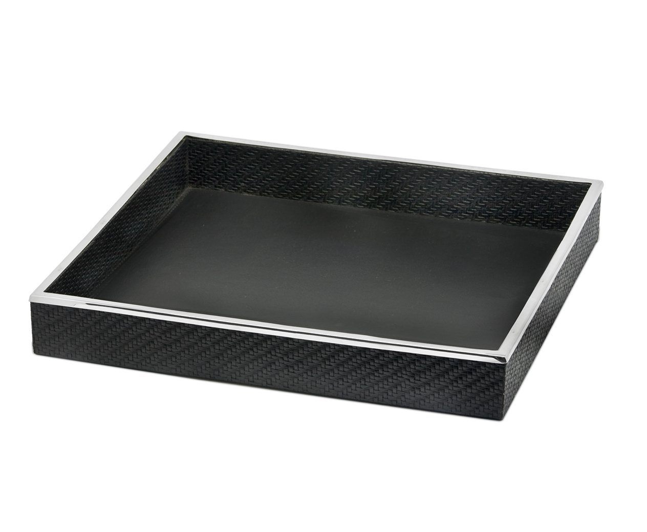 EDZARD Dekotablett Jackson, quadratisches Serviertablett, Dekotablett mit Lederbezug, 42 x 42 cm. € 116,00