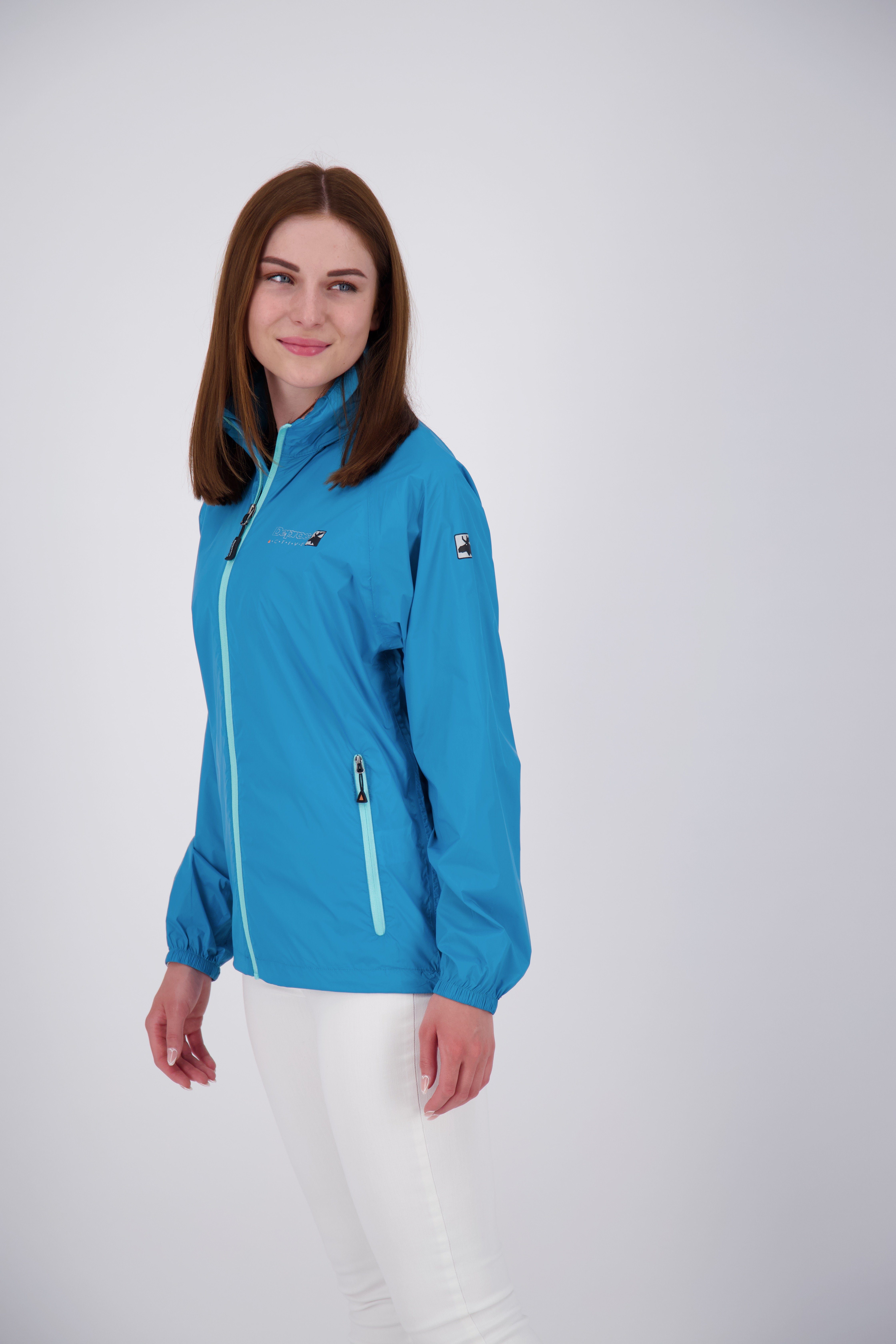 DEPROC Active Regenjacke ROBSON WOMEN CS II auch in großen Größen erhältlich. mitgelieferter Packbeutel