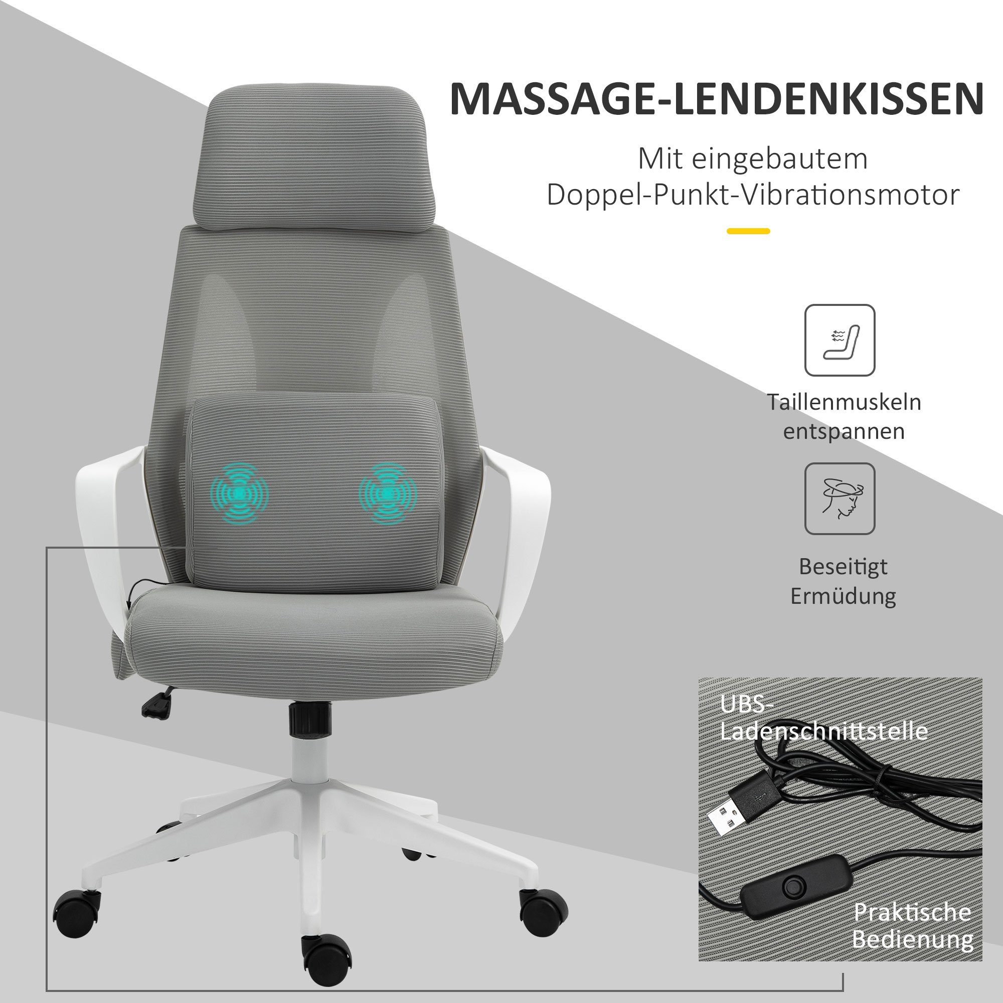 Massagesessel Vinsetto Schreibtischstuhl