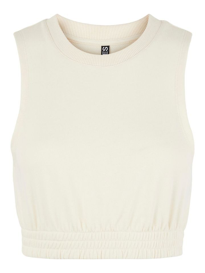 Shirttop - Ärmelloses Top - dünnes Pollunder Top einfarbig - Damen Top