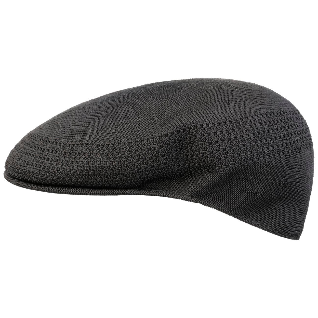 Kangol Flat Schirm dunkelgrau mit (1-St) Schiebermütze Cap