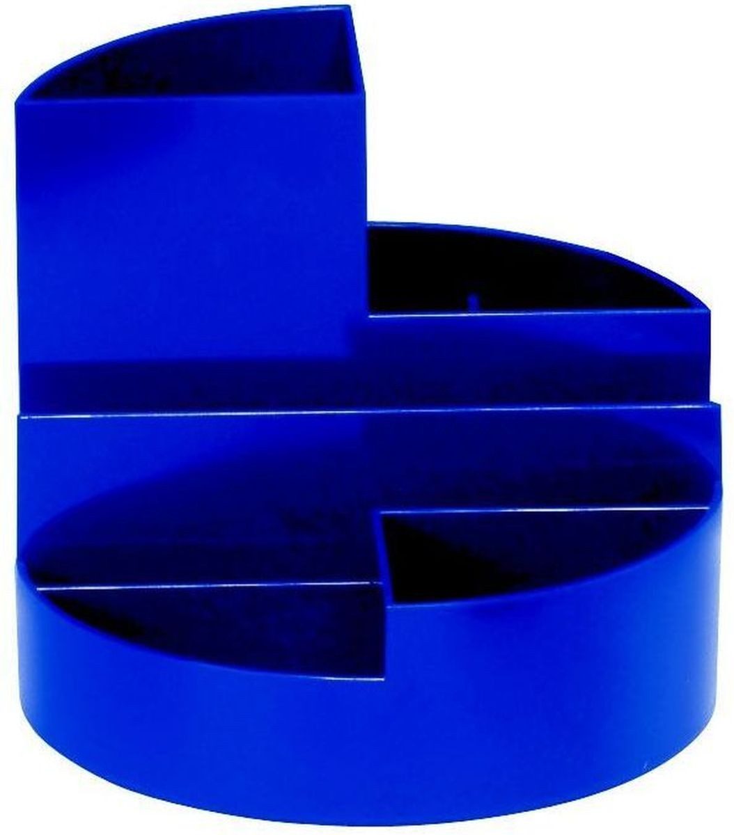 MAUL Tischaufsatz Rundbox Durchmesser 14cm Höhe 12,5cm blau