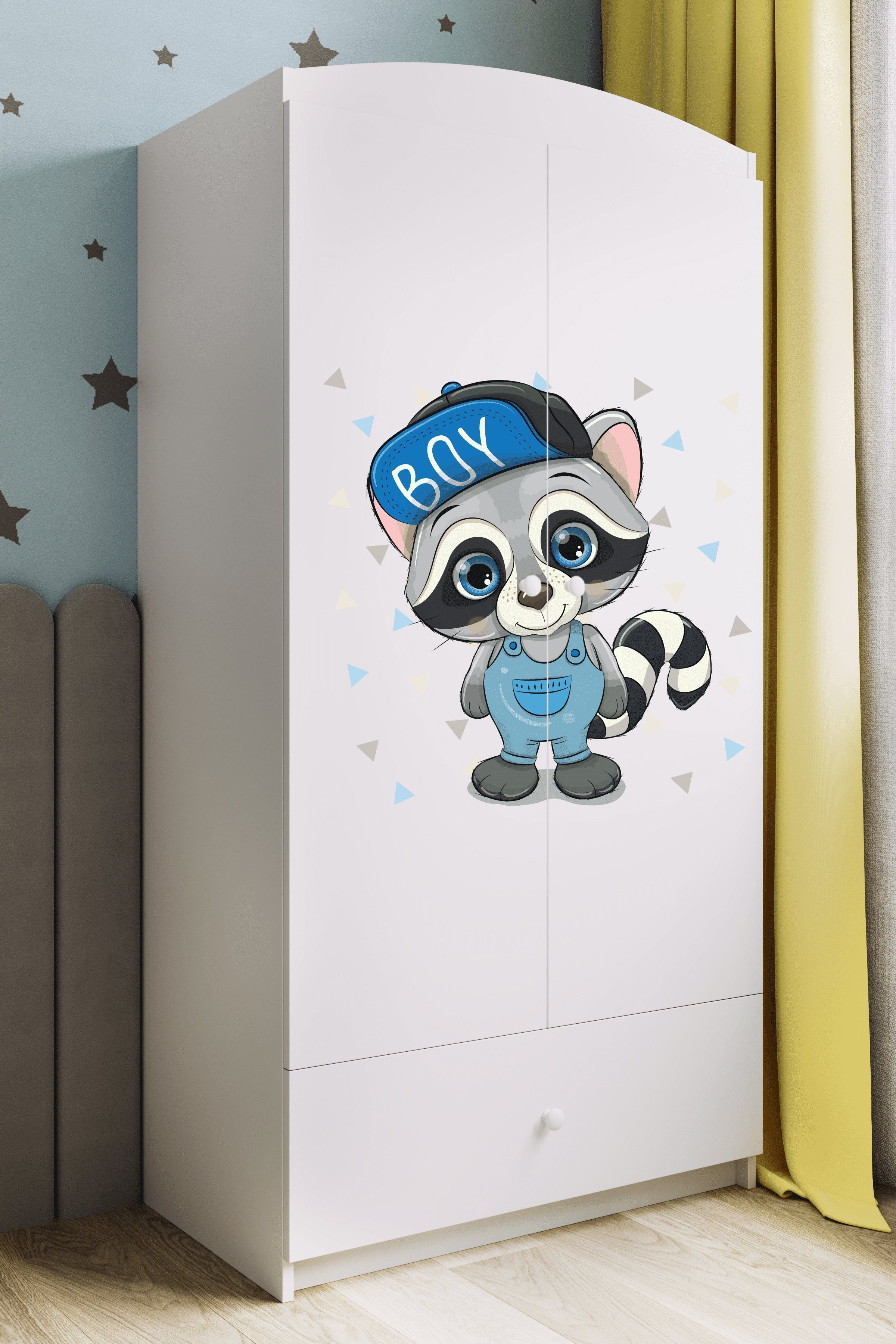 Bjird Kinderkleiderschrank Kleiderschrank Babydreams (4 Einlegeböden günstig online kaufen