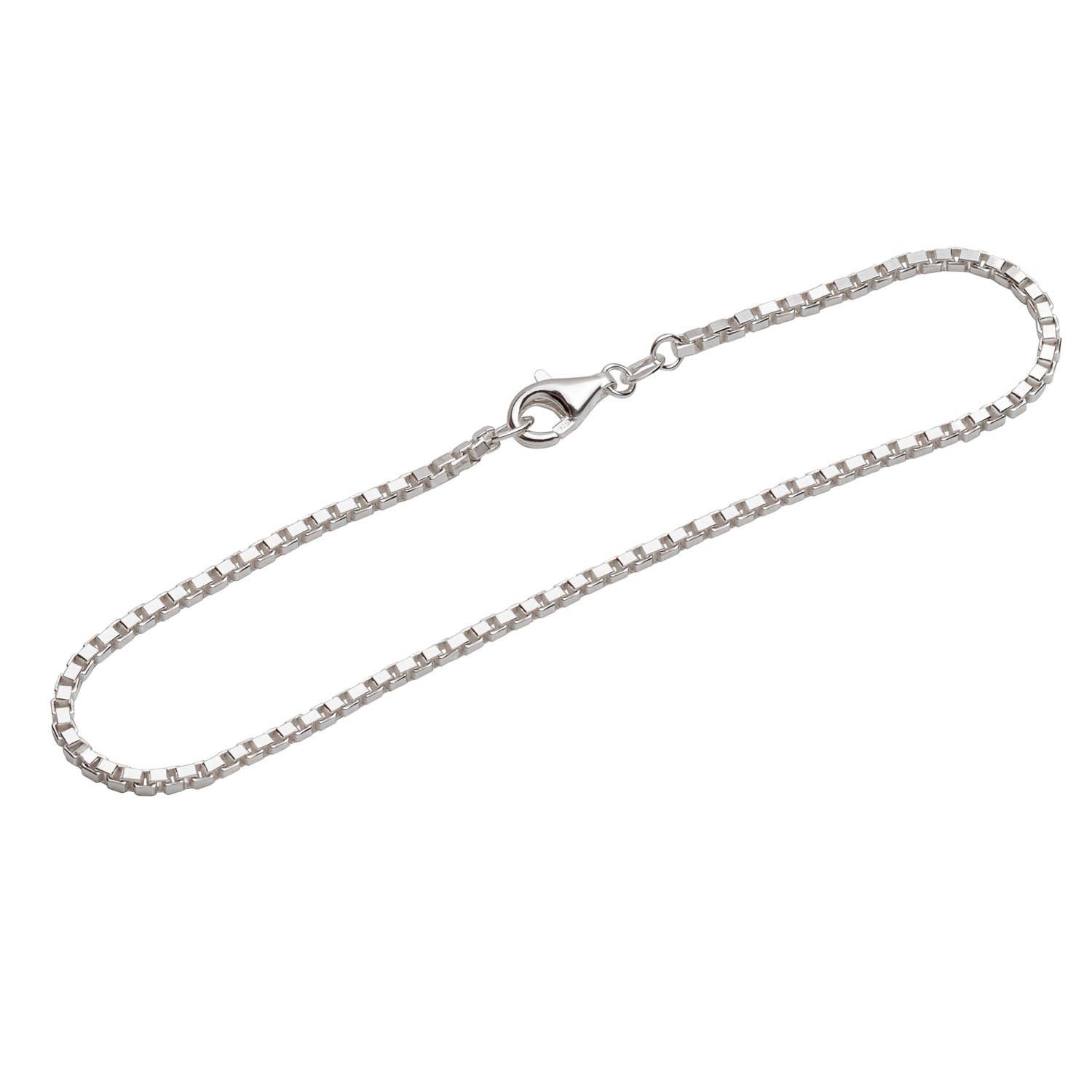 Silberarmband Armband 925 Sterling Silber 19cm Venezianerkette 8