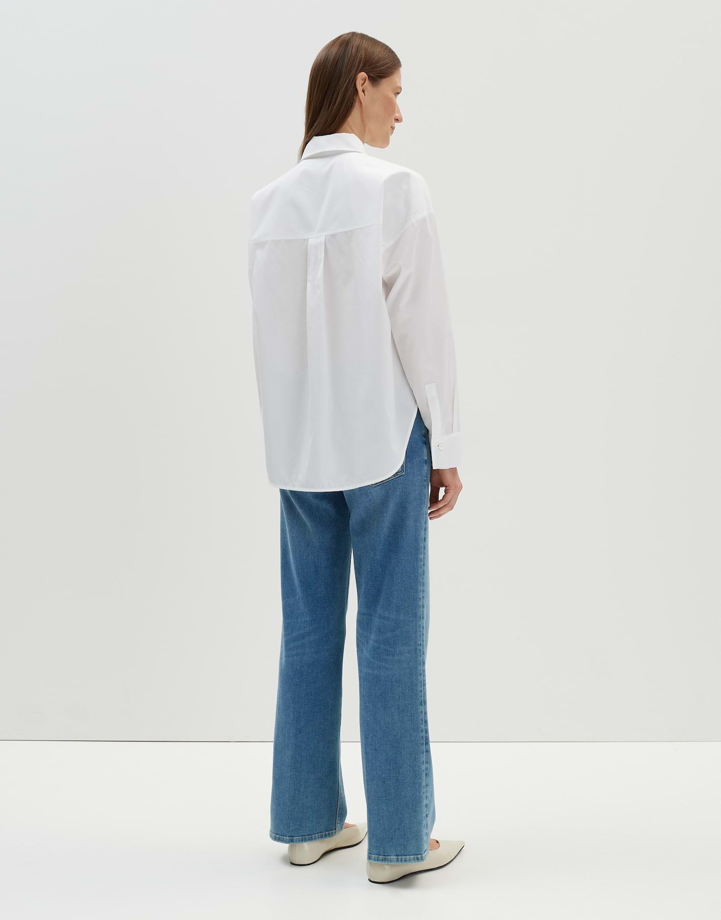 someday Langarmbluse Hemdbluse ZAMILLA Loose aus Baumwollpoppelin