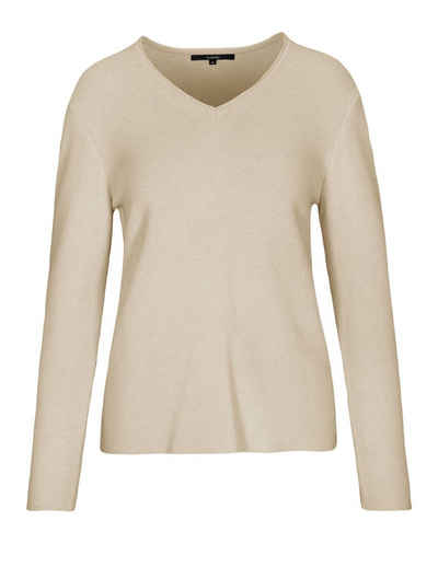 Clarina V-Ausschnitt-Pullover aus 100% Organic Cotton GOTS