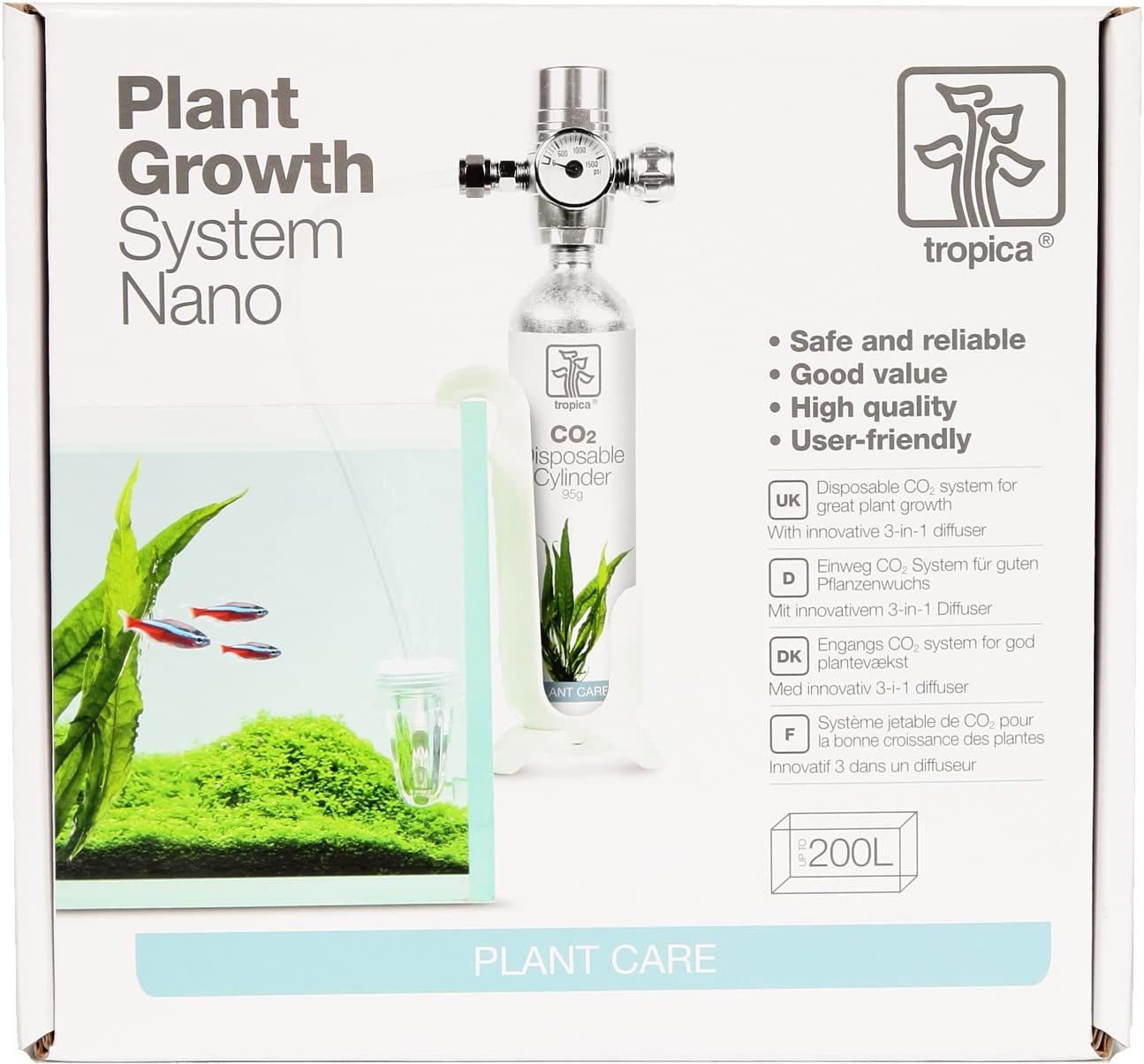 Tropica CO2 Diffusor Tropica Plant Growth System Nano CO2