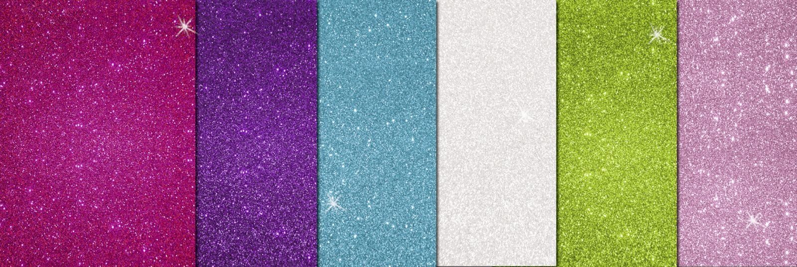 Ursus - Ludwig Bähr Bastelfilz Moosgummi 2mm 20x30cm VE=6 Blatt 6 Farben Glitter Modern