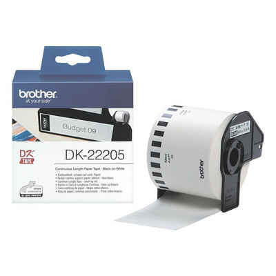 Brother Thermorolle DK-22205, Endlosrolle B/L 62 mm/30,48 m