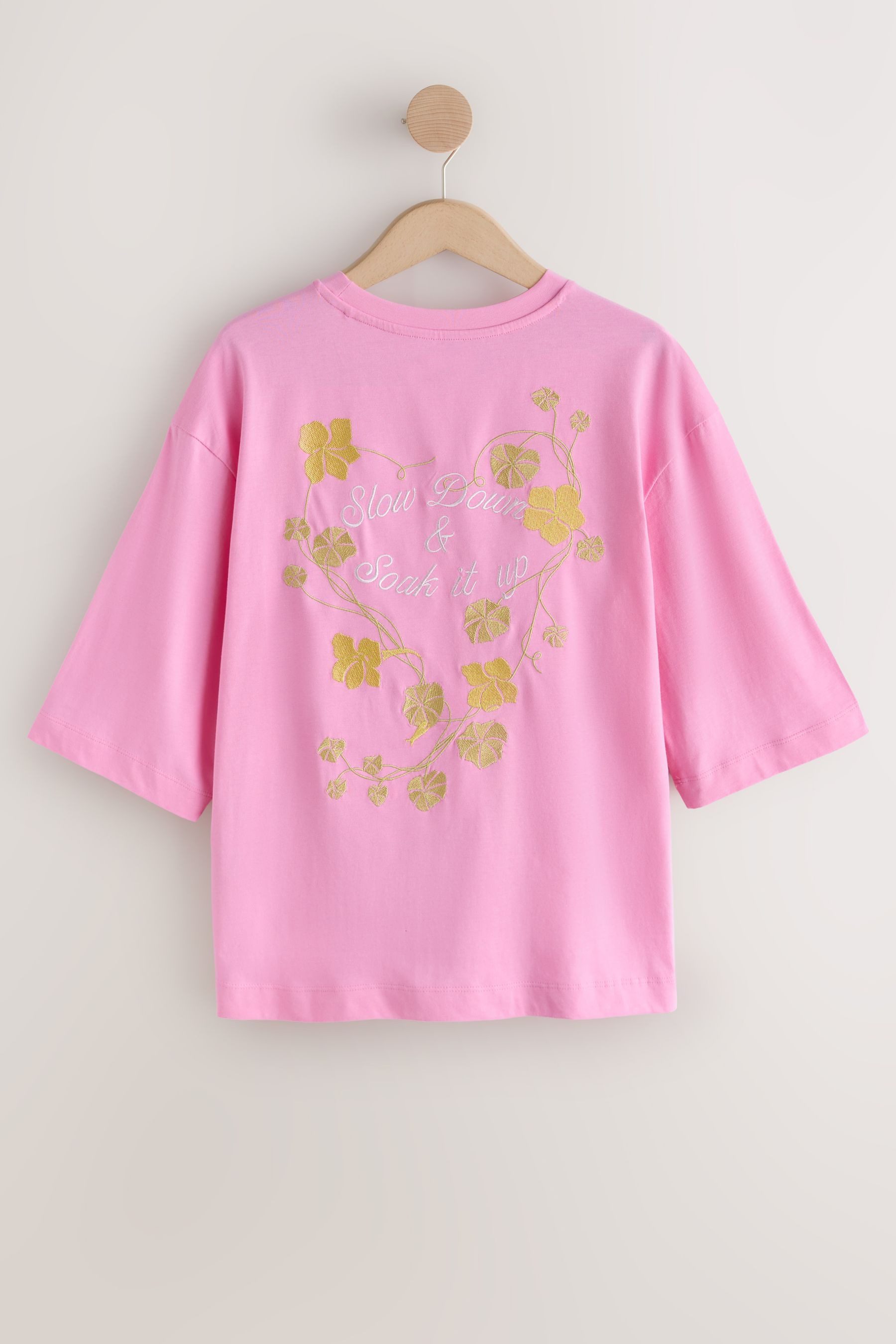 Next T-Shirt Kurzarm-T-Shirt mit Blumen-Grafik (1-tlg) günstig online kaufen