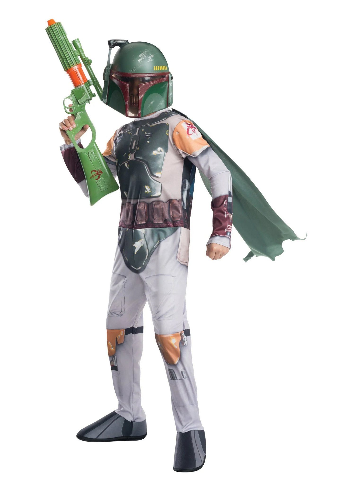 Metamorph Kostüm Star Wars – Boba Fett Kostüm für Kinder Basic, Einfaches Kostüm des ikonischen Kopfgeldjägers