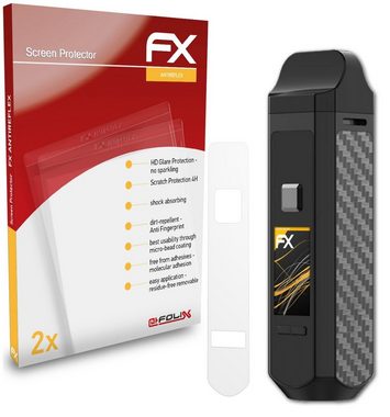 atFoliX Schutzfolie für Smok RPM40, (2 Folien), Entspiegelnd und stoßdämpfend