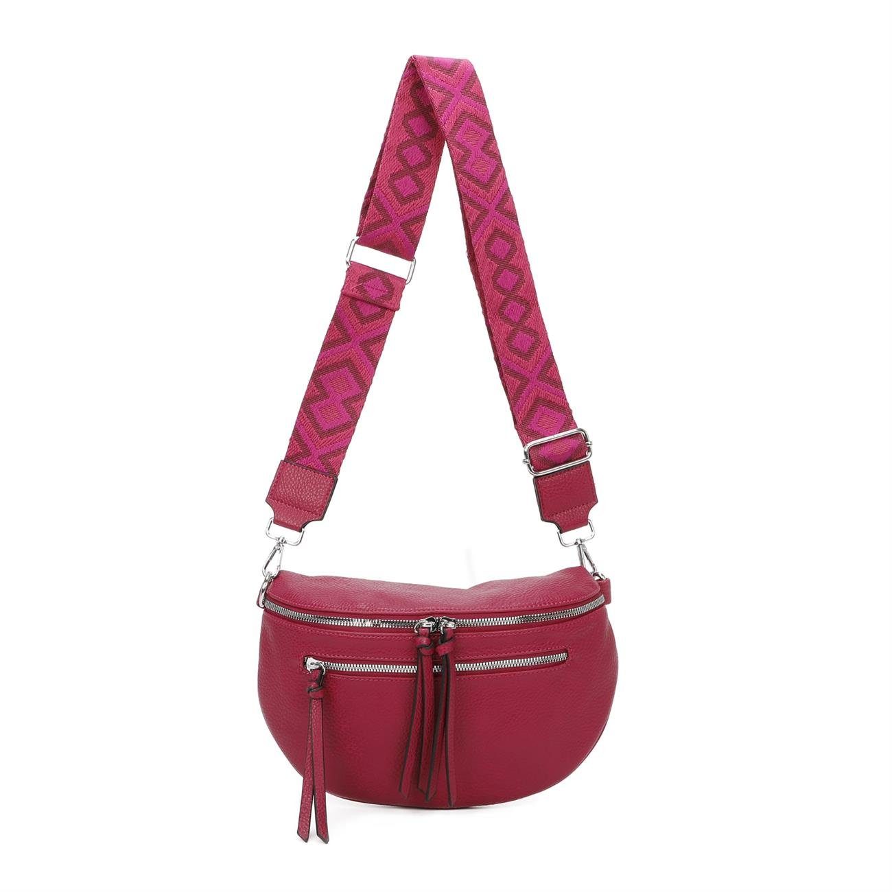 Schultertasche Damen Brusttasche Umhängetasche CrossBody Tasche CrossBag Muster Gurt