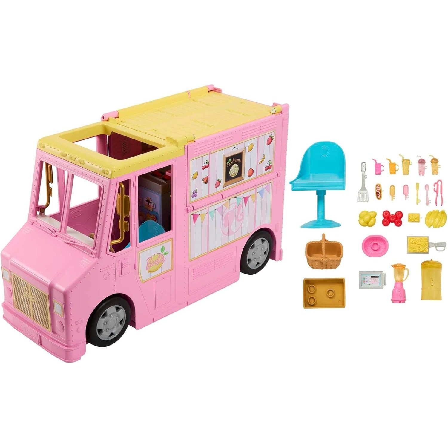 Mattel® Puppen Fahrzeug HPL71 Spielset- Barbie Limonaden Truck Spielzeugaut günstig online kaufen