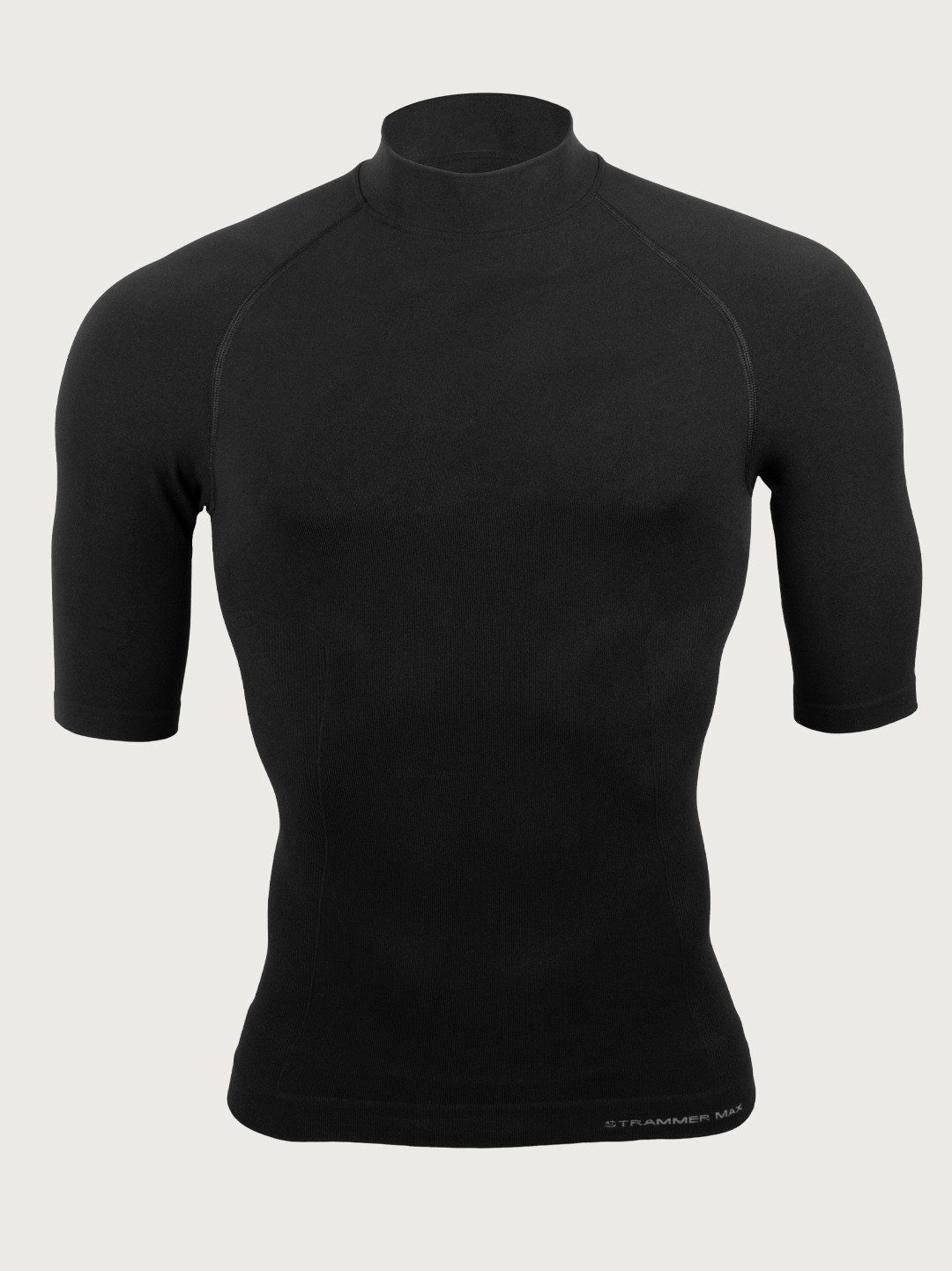 Strammer Max Performance® Kompressionsshirt Premium Funktionsshirt mit Kompressionseffekt Hoher Kragen, unterstützt die Haltung