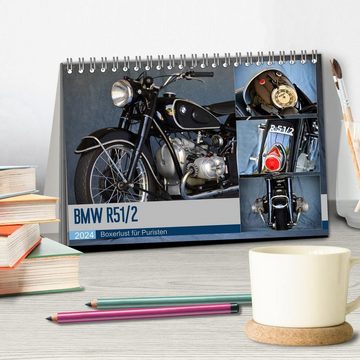 CALVENDO Wandkalender BMW R 51/2 (Tischkalender 2024 DIN A5 quer), CALVENDO Monatskalender