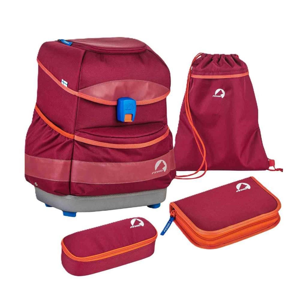 Finkid Schulranzen Buddy Classic (4tlg., inkl. Sportbeutel, Schlamperrolle, Federmäppchen)
