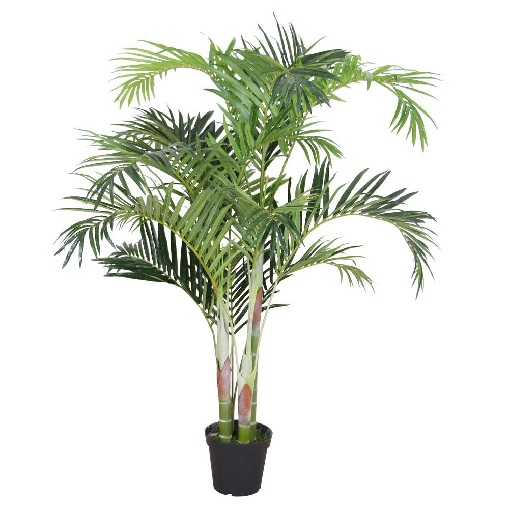 Pflanze Palme Kunstpflanze 170cm Decovego Decovego, Arekapalme Künstliche Palmenbaum Kunstpflanze