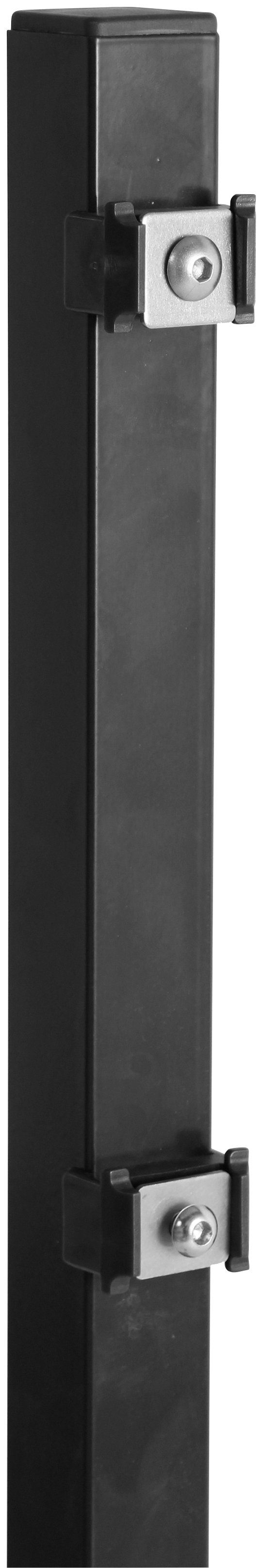 Arvotec Zaunpfosten ESSENTIAL 80, 4x4x120 cm für Mattenhöhe 80 cm, zum Einbetonieren