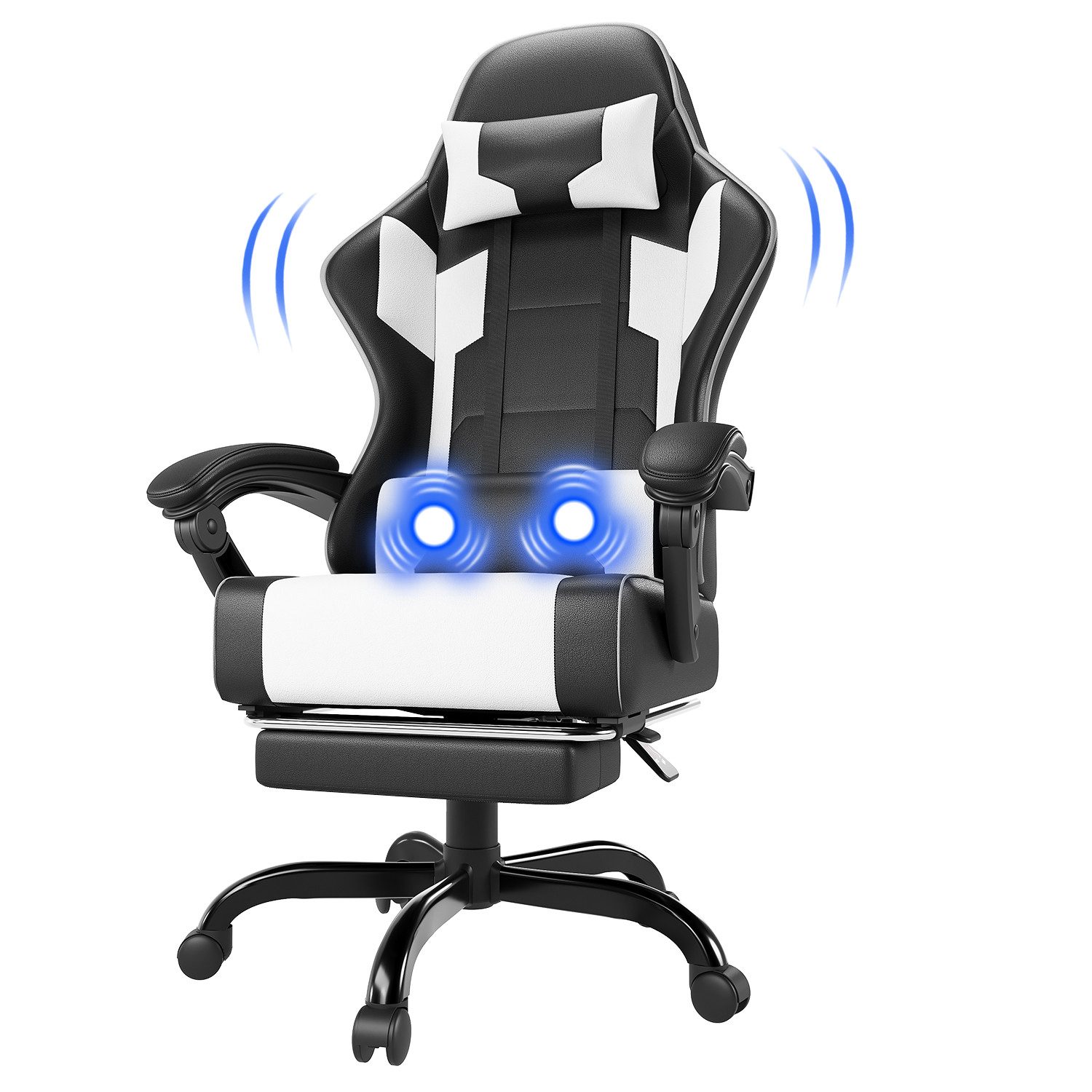 GUNJI Gaming-Stuhl Gaming Chair Ergonomisch höhenverstellbar günstig online kaufen