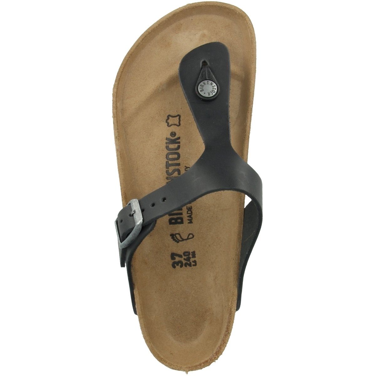 Birkenstock Gizeh geöltes Nubukleder normal Unisex Erwachsene Zehentrenner Sandalen, Sandaletten, Sommerschuhe, Badeschuhe, Zehentrenner