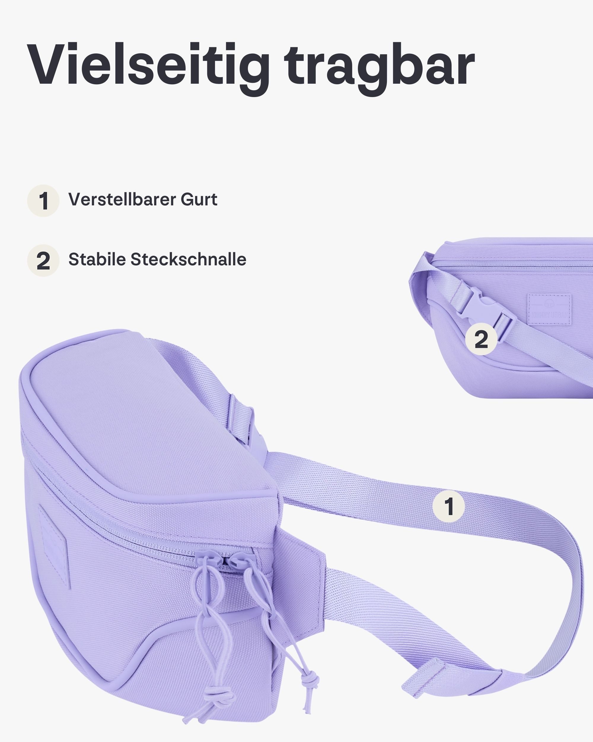 Johnny Urban Gürteltasche Ben Bauchtasche Damen Herren Wasserabweisend (1-tlg), Größenverstellbar, Wasserabweisend