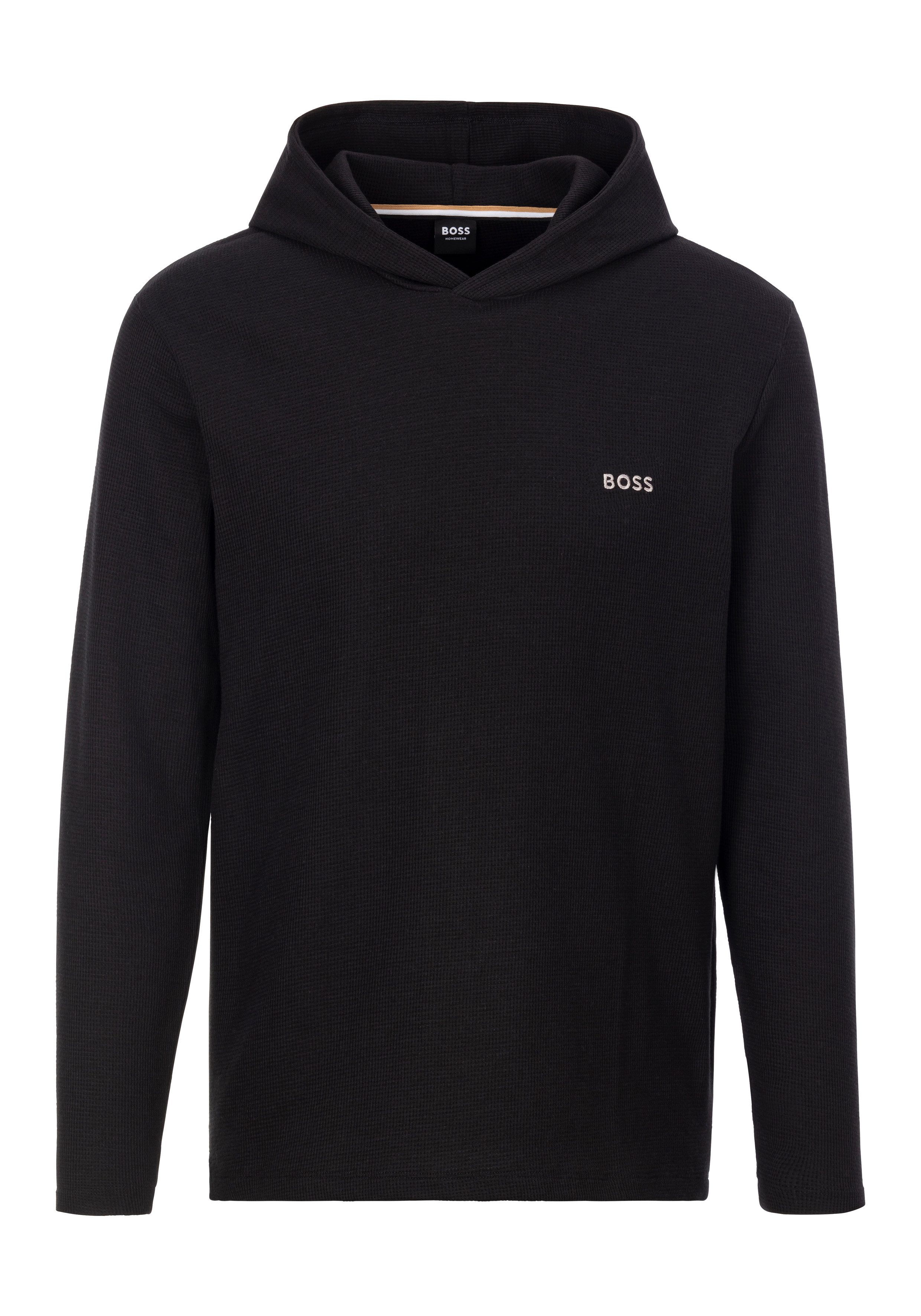 BOSS Hoodie Waffle LS-Shirt H
