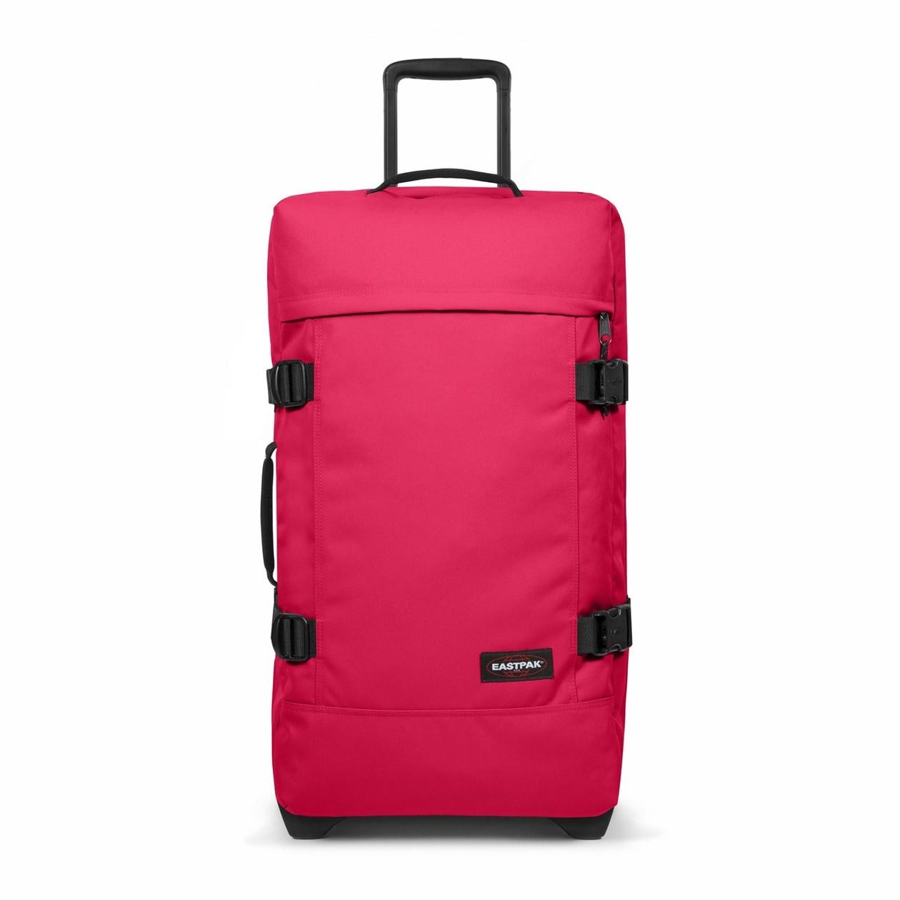 Eastpak Reisetasche Tranverz M Saffron Red (78 Liter) mit Rollen magenta